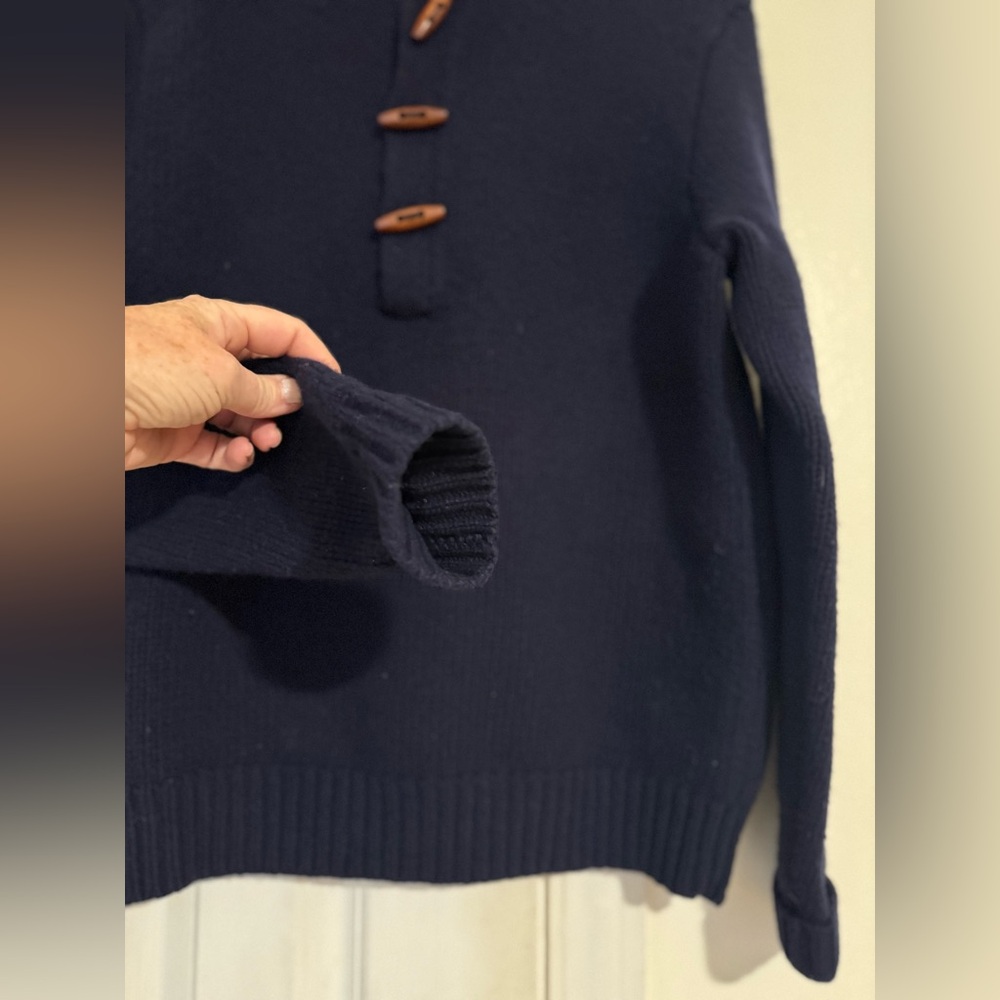 Polo Ralph Lauren Wool Knit Toggle button Sweater size M knit - Picture 7 of 9